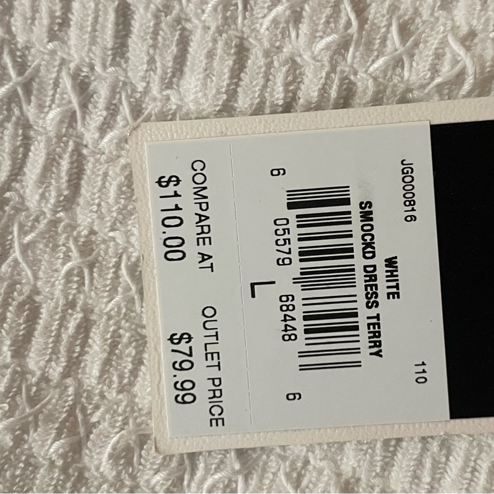 New white Juicy Couture Bathing Suit Cover Up